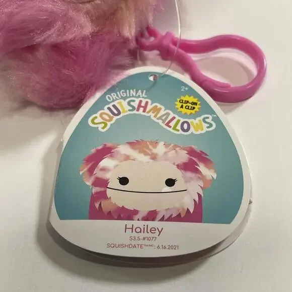 Squishmallow Hailey The Bigfoot Clip-On 3.5” - Picture 2 of 2
